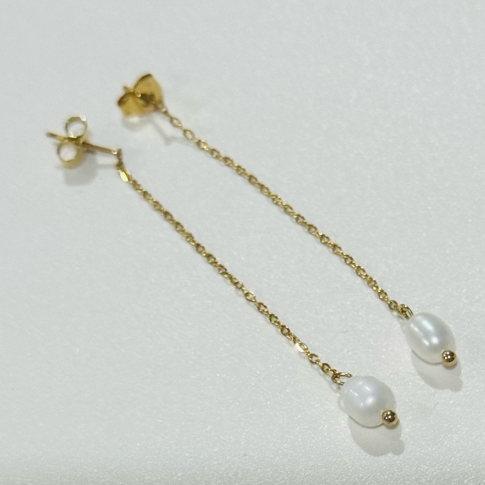 RAMLA Pearl Pendant Earrings NEW